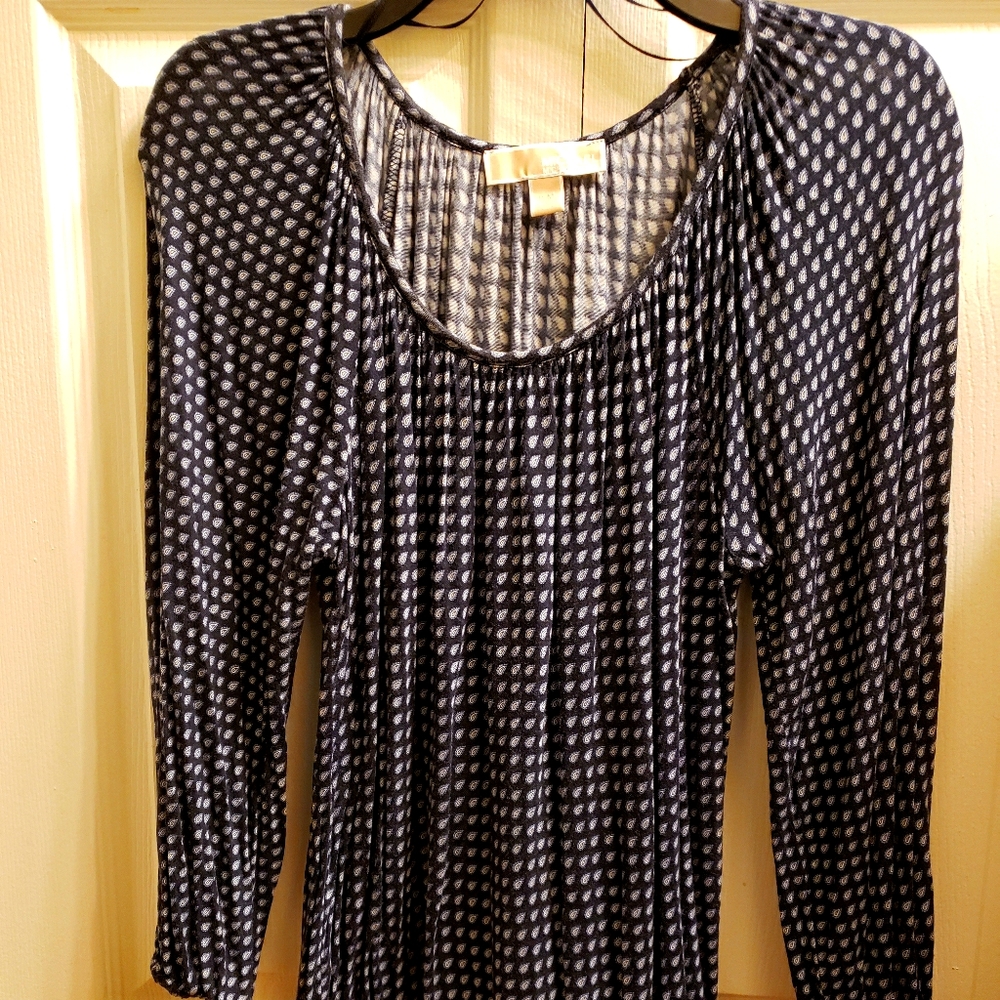 Michael Kors PM Boho Peasant Blouse/Top